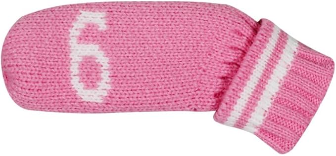 Scott Edward 1/7/10 Pcs Knitted Golf Club Head Covers for Irons Wedge Cuteness and Basically Socks Shape Washable Golf Club Head Protector on Classic Stripes Style，Double Sided Customization