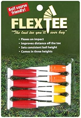 FlexTee Flexible Golf Tees 8 Pack by FLEXTEE