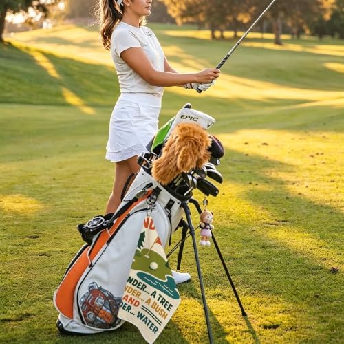 Flag Tree Sports Golf Towel - Image 7