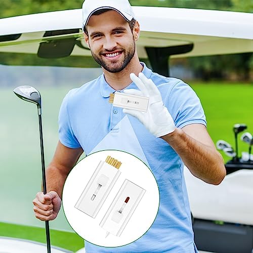 Bokon 10 Pcs Retractable Golf Club Brush Cleaner Brush Groove - Image 2