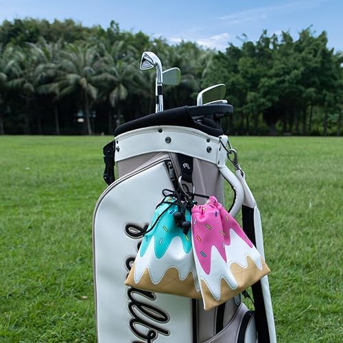 Golf Valuables Pouch Bag with Drawstrings Closure - Image 3