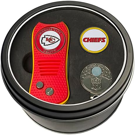 Team Golf NFL Gift Set Switchblade Divot Tool, Cap Clip, & 2 Double-Sided by TeamGolf