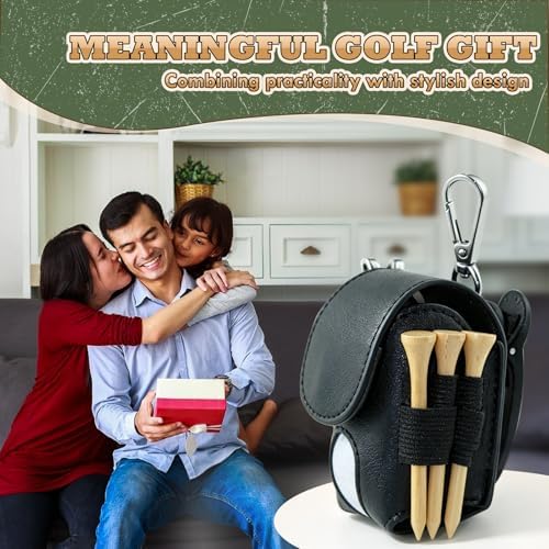 Portable Leather Golf Pouch Golf Accessory Set - Image 6