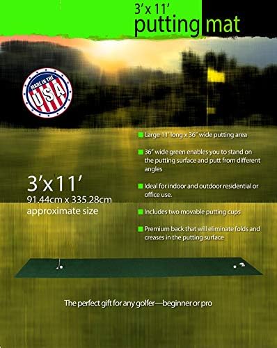 Putt-A-Bout Golf Putting Mat, 3 x 11-Feet - Image 2