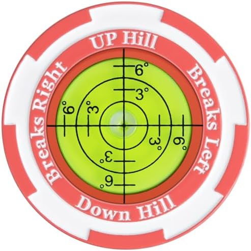 Golf Ball Marker with Bubble Level by Quany+Life