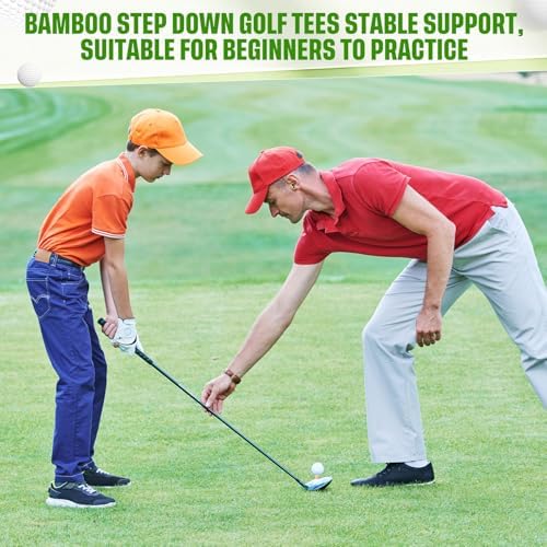 Mudder 300 Pack Step Down Golf Tees Wooden 2-3/4 Inch Bulk - Image 4
