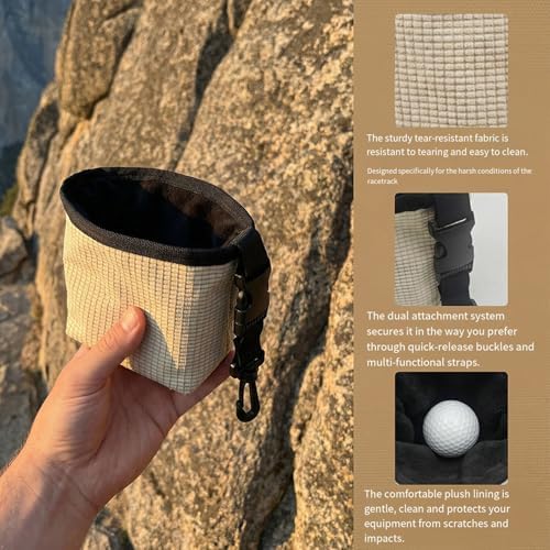 Cleaning Pouches with Waterproof Liner Detachable Clip Machine Washable Golf - Image 4