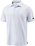 Obla Men's Golf Shirt Short Sleeve Dry Fit Collared Polo Shirts by OBLA