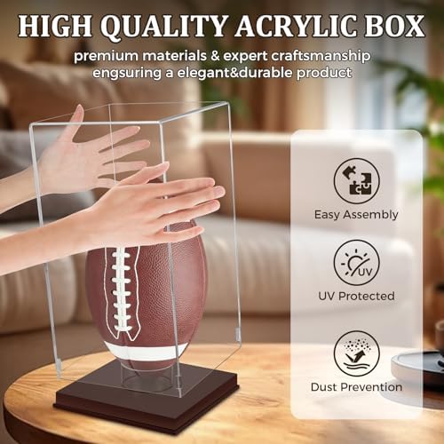 Premium Football Display Case - Image 2