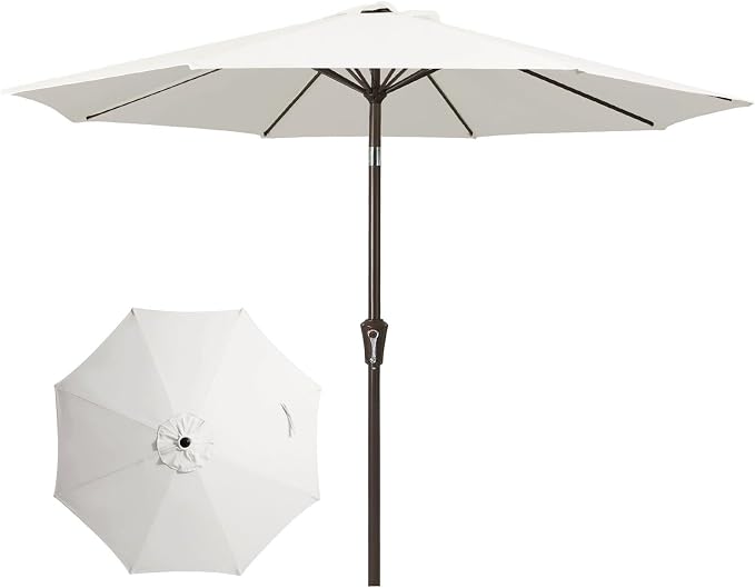 JEAREY 10 ft Outdoor Patio Umbrella w/Tilt and Crank by JEAREYOutdoorsCollection
