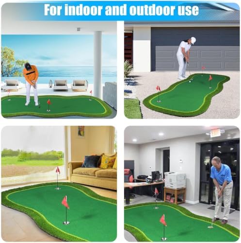 Huge 5X15 Largest Size Golf Putting Green, Large Practice Putting Mat - Image 3