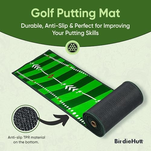Golf Putting Mat 10ft, Indoor Outdoor Portable Practice Green - Image 4
