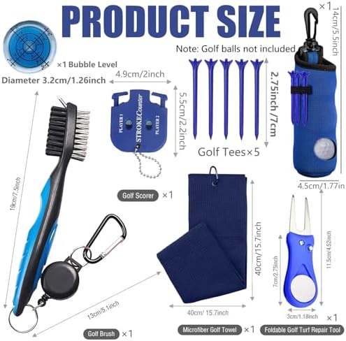 11 Pcs Golf Accessories Kit, Include Golf Ball Bag - Image 2