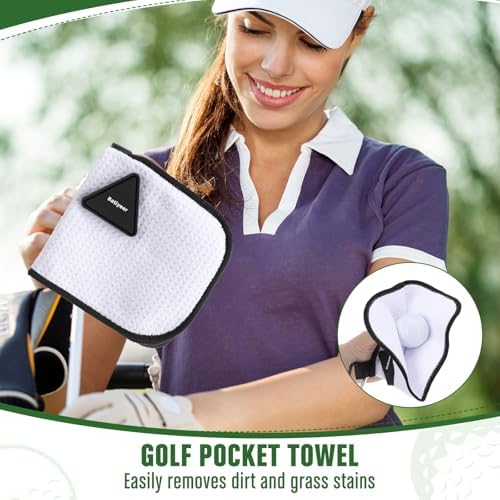 Batiyeer 3 Pack Small Golf Towels - Image 3