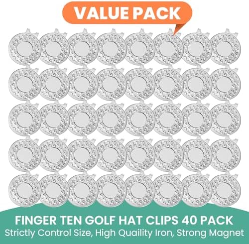 Amy Sport Magnet Golf Ball Marker Hat Clip Bulk 20/40 Pack - Image 2