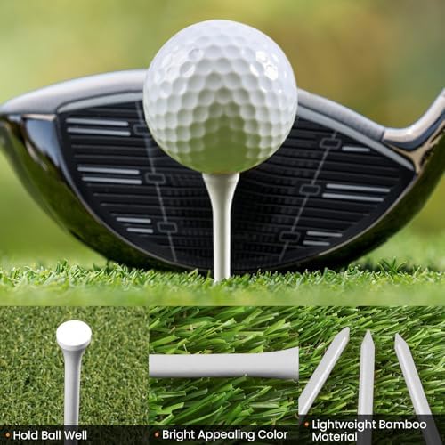 FINGER TEN Golf Tees Wood Bulk - Image 4