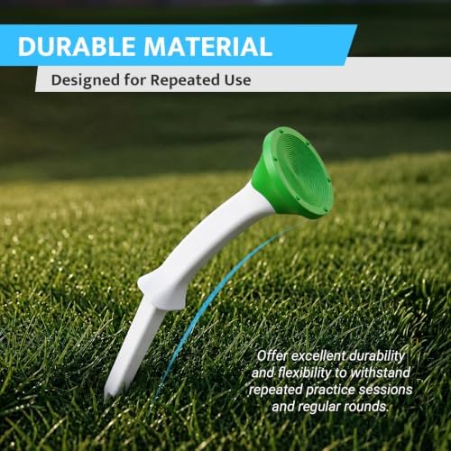 Soft Rubber Head Golf Tees 3-1/4'', 15 Pack Step Golf Tees, Fixed Height - Image 5