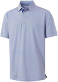 M MAELREG Mens Golf Shirt Short Sleeve Dry Fit Print Moisture Wicking by MAELREG