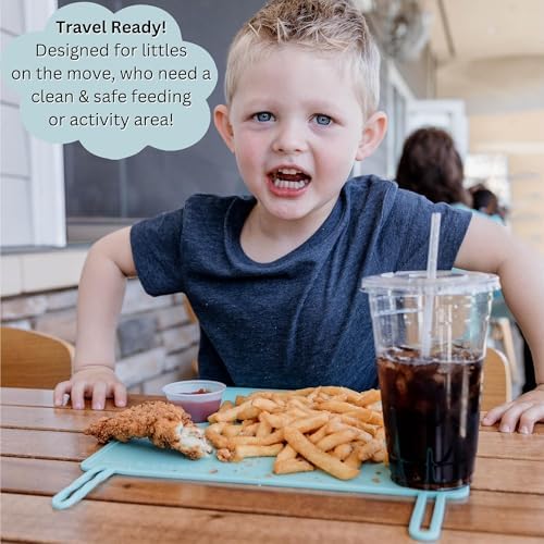 Table Tyke Baby Restaurant Placemat, Silicone Edge Bumper - Image 6