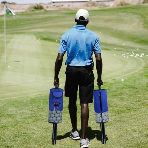 Shag Bag for Golf Balls|Golf Shag Bag Hold 70 Balls Portable Zipper Detachable - Image 5