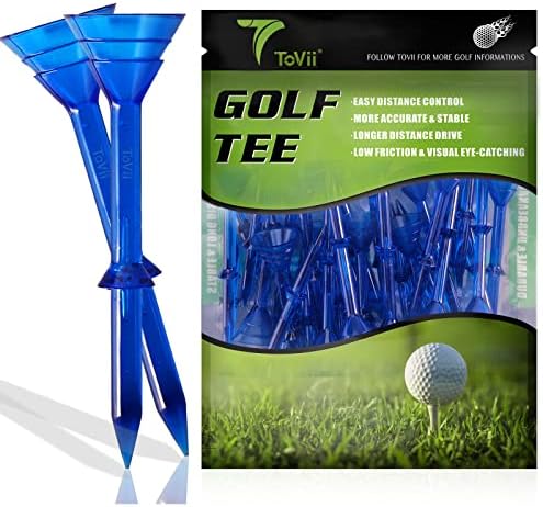 3-1/4" Big Cup Plastic Golf Tees 40 Pack by WelcometoToVii
