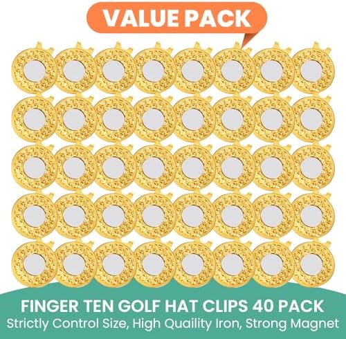 Amy Sport Magnet Golf Ball Marker Hat Clip Bulk 20/40 Pack - Image 2