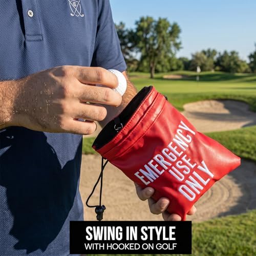Valuables Pouch Funny Golf Ball Pouch Bag w/Drawstrings - Image 2