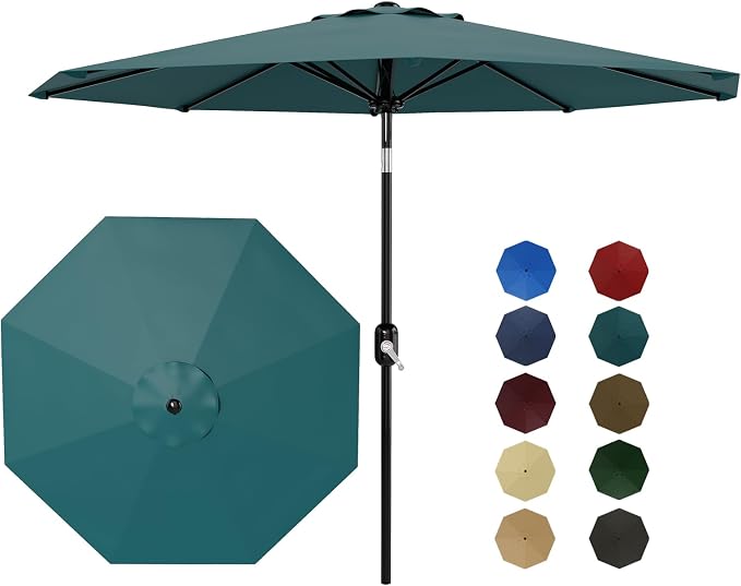 9FT Patio Umbrella Outdoor by GarveeLife