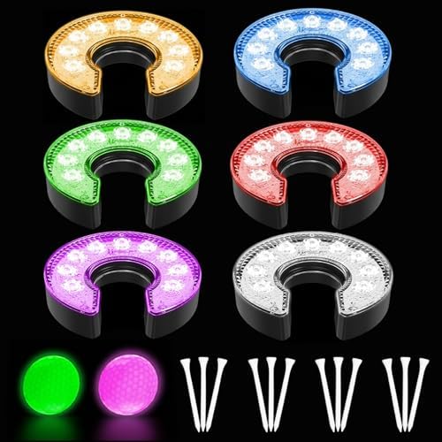 20Pcs LED Golf Hole Lights for Night Putting Green by Unknown