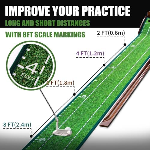 GimYaa Golf Putting mat Green Indoor and Outdoor - Image 2