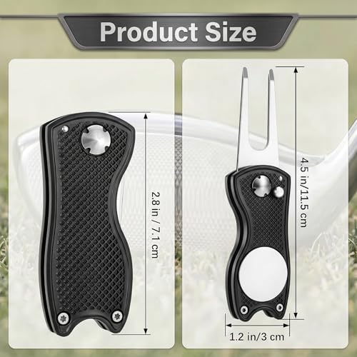 Golf Divot Repair Tool, Foldable Metal Tool - Image 2