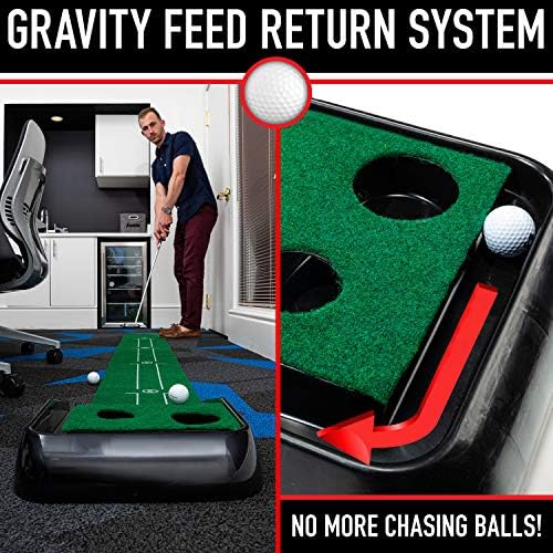 Franklin SportsIndoor Golf Putting Green Portable Authentic9FootMat - Image 3