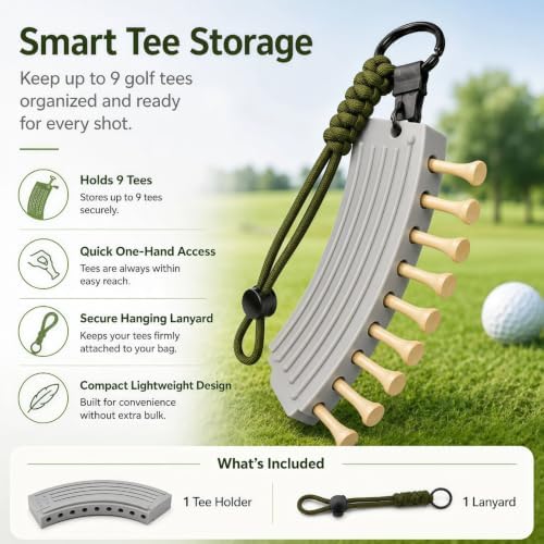 Tactical 9-Round Golf Tee Holder - Image 4