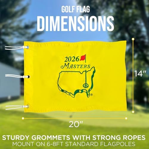 2026 Major Embroidered Golf Flag, 14 x 20 in - Image 3