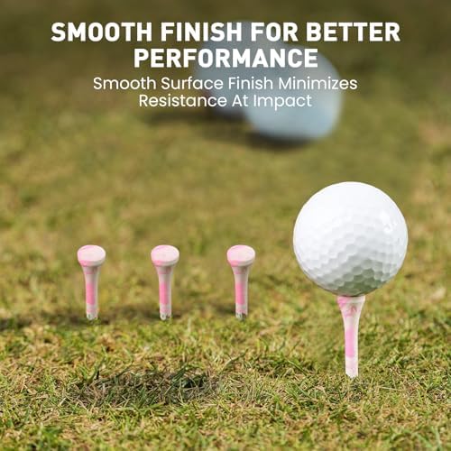 FINGER TEN Stylish Golf Tees Wood 100 Pack - Image 5
