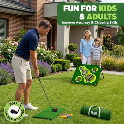 Golf Cornhole Game, Indoor and Outdoor Backyard Golf Chipping Game - Image 3