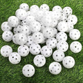 100 Pack Practice Golf Balls, Plastic Golf Training Balls 41mm Hollow Airflow by Faswin
