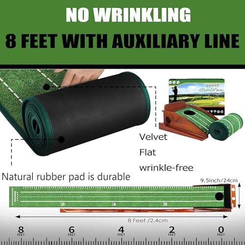 GimYaa Golf Putting mat Green Indoor and Outdoor - Image 4