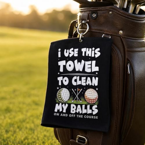 1pcs Custom Logo Golf Towel, Portable Golf Ball Cleaning Towel - Image 5