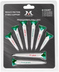 MAZEL Plastic Golf Tees 8 Pack｜Excellent Durability and Stability Plastic Tees by MAZEL