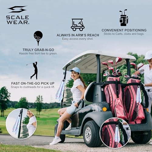 Magnetic Golf Towel 16x24 Waffle Weave - Image 5