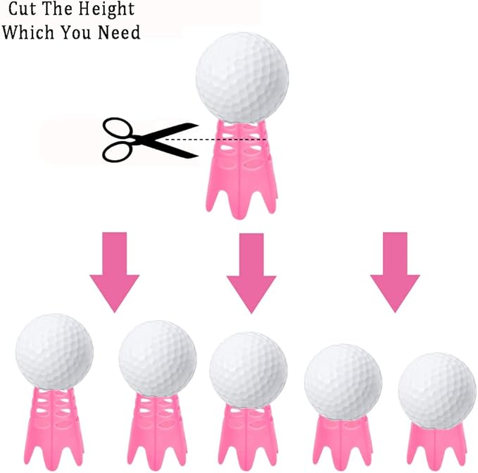 Golf Simulator Tees, Indoor Golf Tees for Simulator, Plastic Practice Golf Mat Tees for Winter Turf and Driving Range