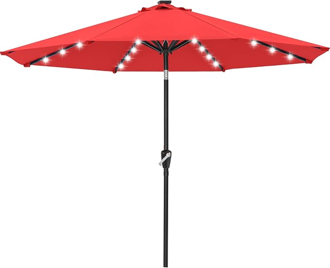 ABCCANOPY Solar Led Patio Umbrella by ABCCANOPY