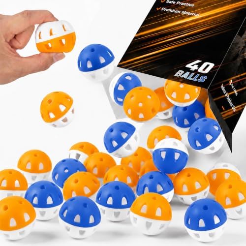 Wear-Resistant Practice Golf Balls, High Visibility by FULLCHOICE