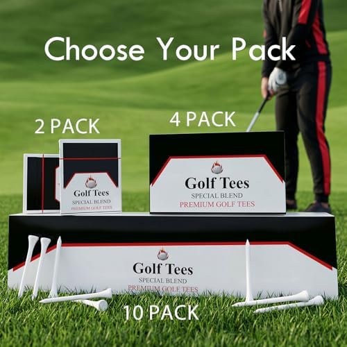 Premium Bamboo Golf Tee 83mm Tees | Golf Gifts - Image 4