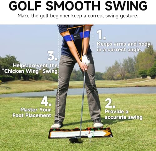 Golf Training Mat for Beginners | Posture Assistance and Entry-Level Stance - Image 5