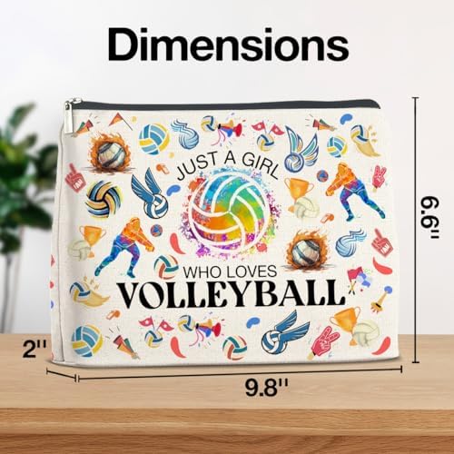 YeleY Volleyball Lover Gift Makeup Bag - Image 2