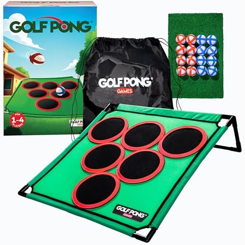 Golf Pong Chipping Game for Men & Women, 1 Board by GolfPongGames