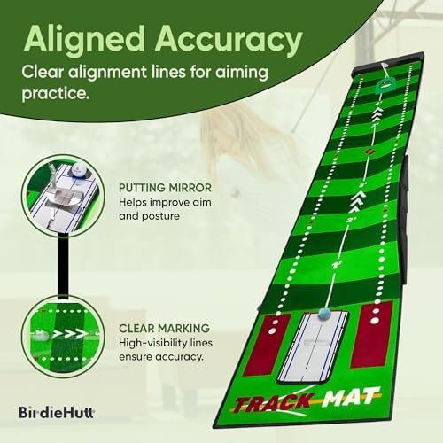 Golf Putting Mat 10ft, Indoor Outdoor Portable Practice Green - Image 5