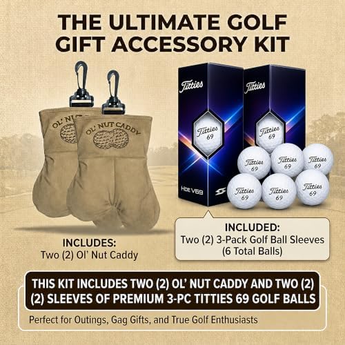 Funny Nut Caddy Blue 69 Golf Ball Holder - Image 2